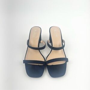 Elegant Classic Navy Mule Heel